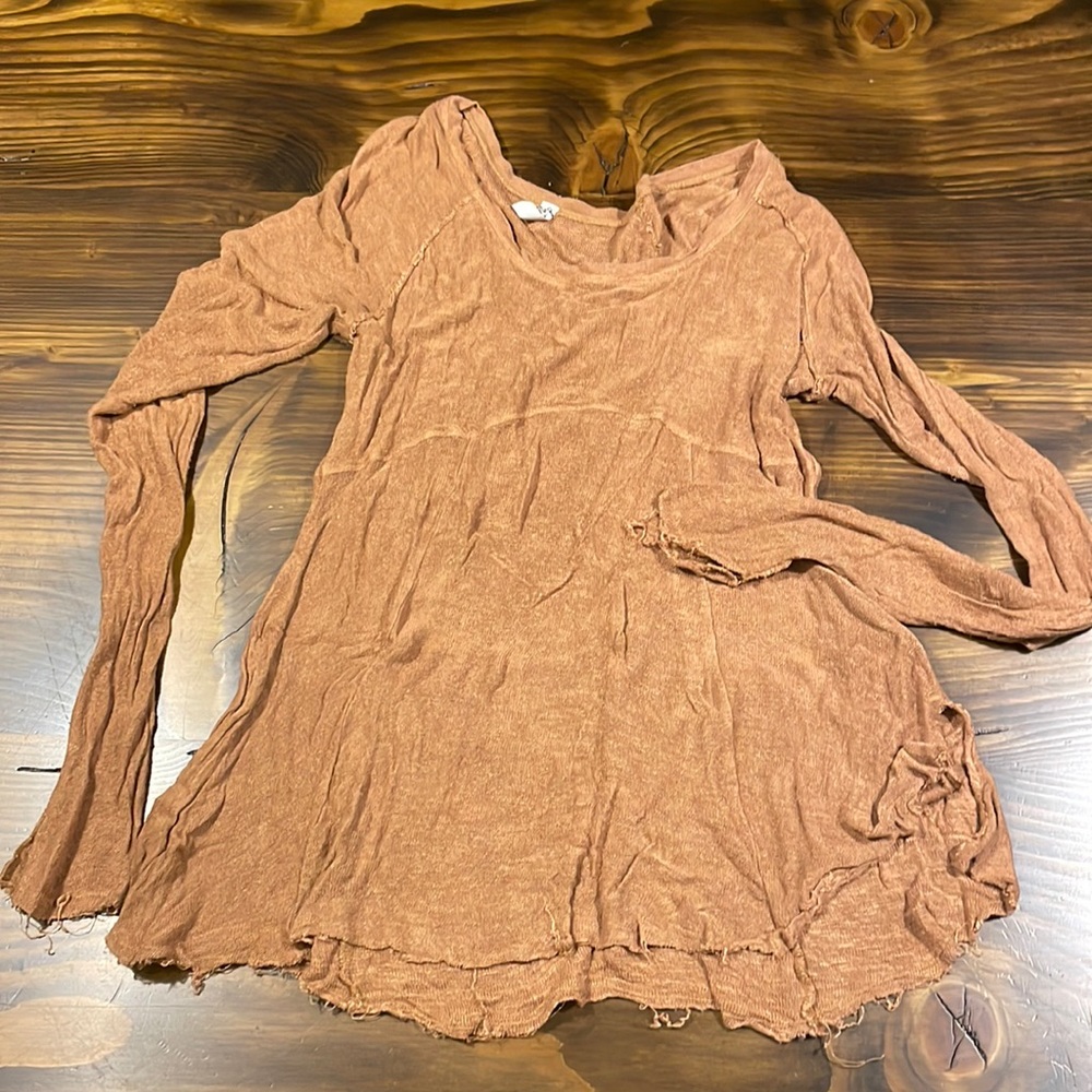 Free people long sleeve shirt